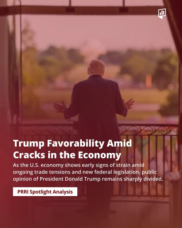 After months of sweeping actions by President Trump, PRRI’s new Spotlight Analysis looks at how his favorability breaks down — by party, religion, and other key demographics — and how those views have shifted over time.

Read the full analysis at PRRI.org or the link in our bio.